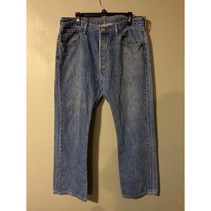 Levi's 501XX Men Button Fly Dark Jeans Denim‎ 38X30